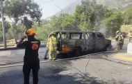 VIDEO Se incendia transporte escolar, con alumnos dentro!