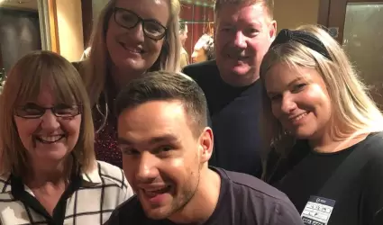 Liam Payne y su familia