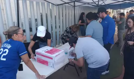 Proceso de votacin de trabajadores del Poder Judicial en Hermosillo