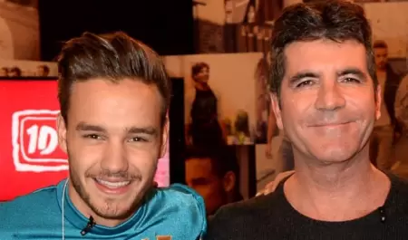 Liam Payne y Simon Cowell