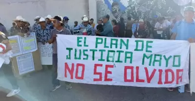 Protestan por la inexistencia de un plan integral de justicia para el pueblo may