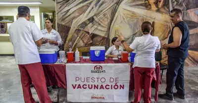 Jornada de vacunacin en palacio municipal de Cajeme