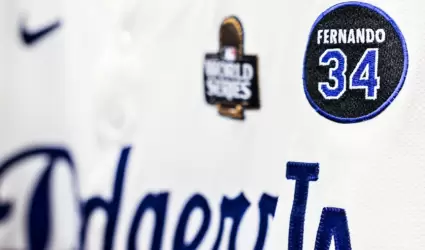 Parche en honor de Fernando Valenzuela que llevara el uniforme de Los Dodgers