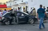 VIDEO Desastroso accidente en Hermosillo; dos jvenes resultan graves