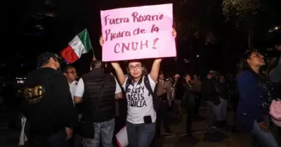 Trabajadores del Poder Judicial protestan en el Senado