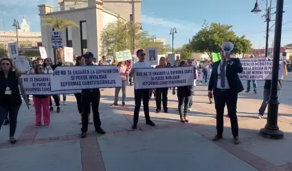 Manifestacin de empleados del Poder Judicial Federal