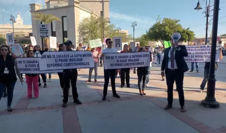 Manifestacin de empleados del Poder Judicial Federal