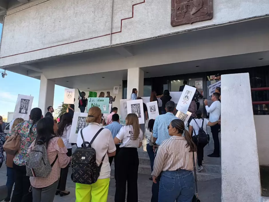 Manifestacin de empleados del Poder Judicial Federal