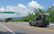 Enfrentamiento en Sinaloa; convoy militar es atacado