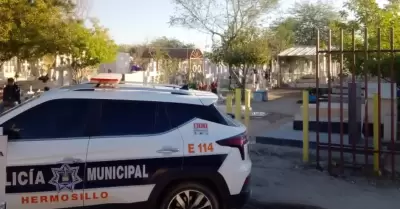 Operativo en panteones de Hermosillo