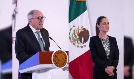 David Kershenobich Stalnikowitz, secretario de Salud y Claudia Sheinbaum, Presid