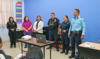 Instalan comit de seguridad escolar de la primaria Rafael Amaya, en la colonia 