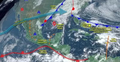 Frente fro y tormenta tropical Rafael generarn lluvias en Mxico