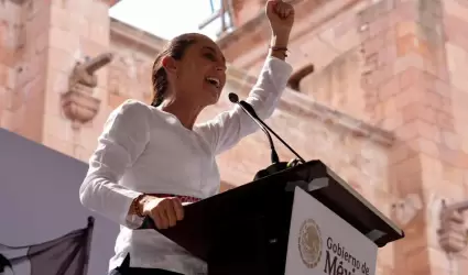 "Entre todas y todos vamos a transformar el poder judicial": presidenta Claudia 