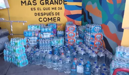 Donaciones de agua para Ncori Chico