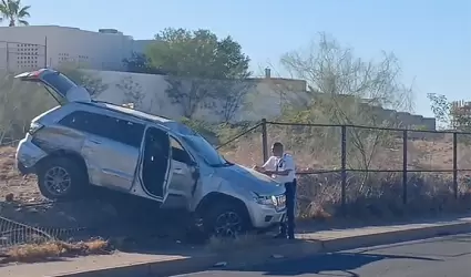 Choque en bulevar Ignacio Soto y calle Saltillo