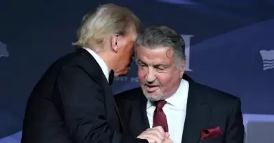 Donald Trump y Sylvester Stallone