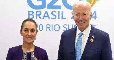 Claudia Sheinbaum y Joe Biden