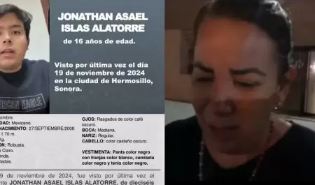 Carmina Alatorre, madre de adolescente desaparecido