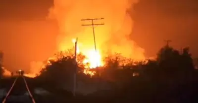 Incendio en El Tazajal