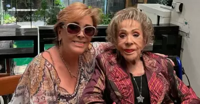 Sylvia Pasquel y Silvia Pinal