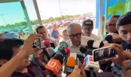 Rubn Rocha Moya, gobernador de Sinaloa