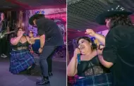 VIDEO "La Fatshionista" le pide matrimonio a su novio