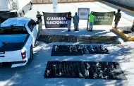 Incautan cargamento de armas largas y cortas en Aduana de Sonoyta