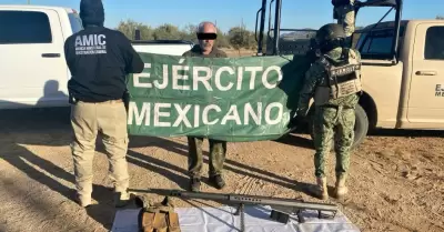 Aseguran armas y equipo tctico en Sonoyta