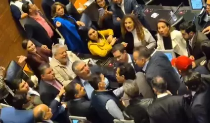 Pleito en el Senado