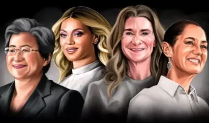 Lisa Su, Beyonce, Melinda French Gates, Claudia Sheinbaum