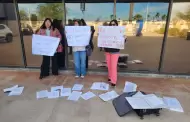 Se manifiestan integrantes de Asociacin Nacional de Estancias Infantiles en Sonora