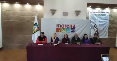 Dirigencia de Morena y partidos aliados