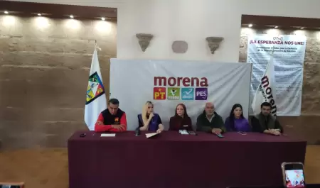 Dirigencia de Morena y partidos aliados