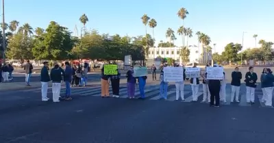 Manifestacin en Hermosillo