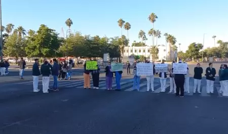 Manifestacin en Hermosillo