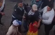 VIDEO Edil de San Pedro Ixtlahuaca, Oaxaca, golpea brutalmente a mujer