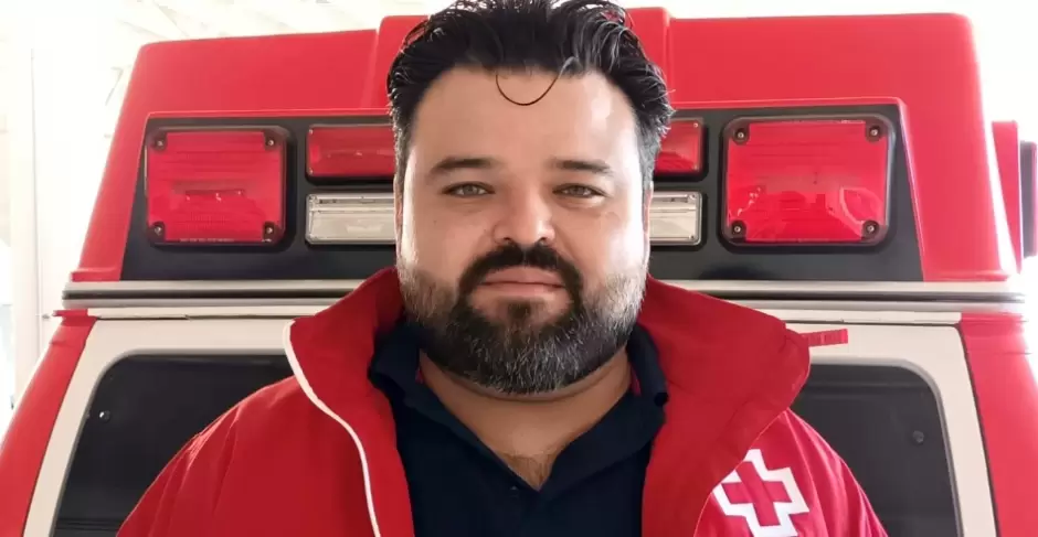 Samuel Ramos, coordinador local de Cruz Roja Hermosillo