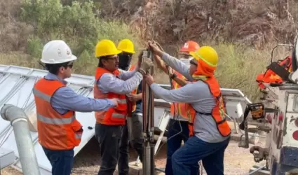 Restablecen servicio de agua potable en La Colorada