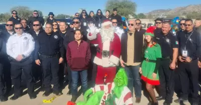 Posada organizada por la Polica Municipal de Hermosillo para menores de colonia