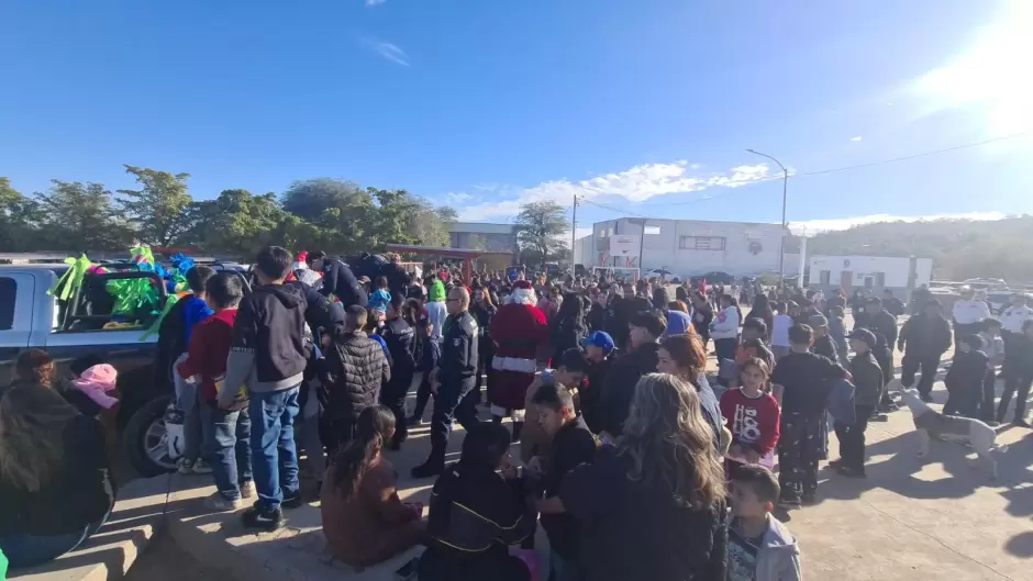 Posada organizada por la Polica Municipal de Hermosillo para menores de colonias en situacin vulnerable