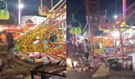 Cada de juego en feria de Acapulco