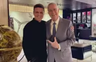 El "To Richie" presume cena en su casa con Luis Miguel