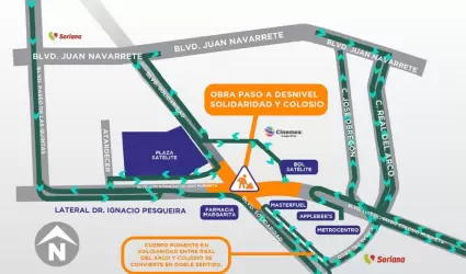 Paso desnivel, rutas alternas