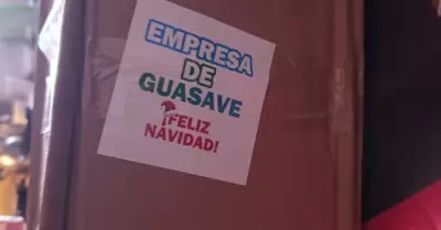 Despensas y regalos entregados a nombre de "El Chapo" Isidro, en Sinaloa