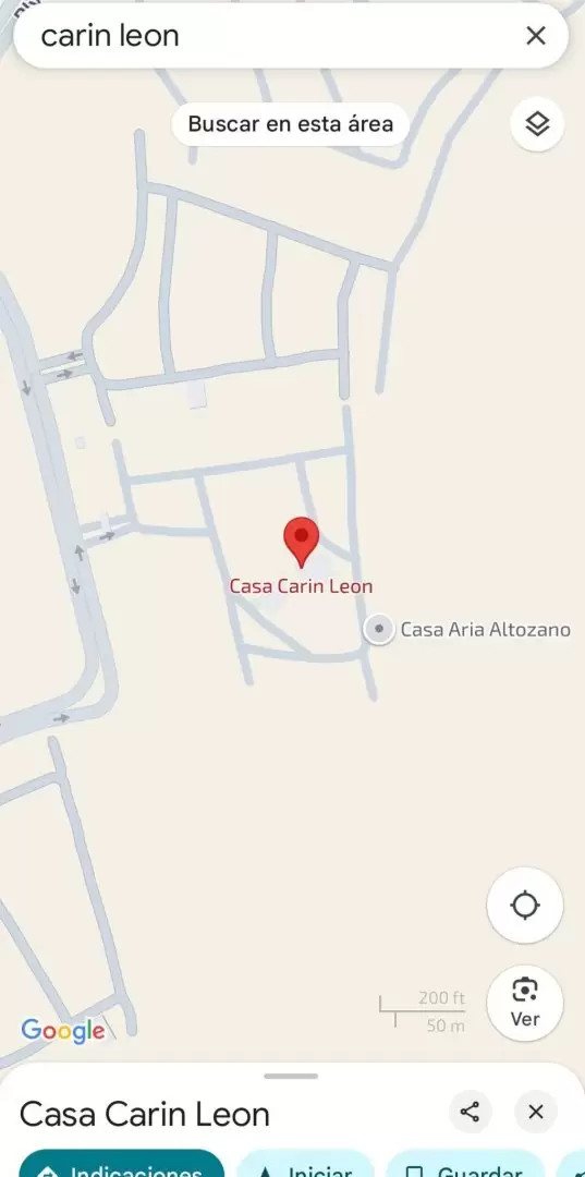 La mansn de Carin Len aparece en Google Maps