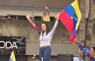 Denuncian que Mara Corina Machado fue "violentamente interceptada" en Venezuela