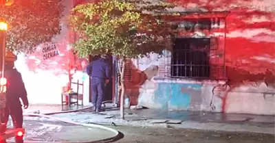 Incendio de vivienda en El Mariachi