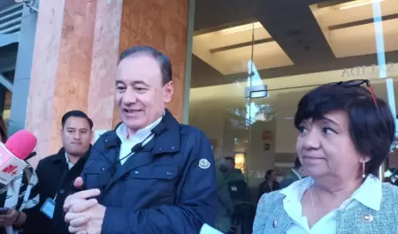 Gobernador Alfonso Durazo y Edna Vega, titular de Sedatu