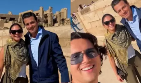 El expresidente Pea Nieto es captado en Egipto